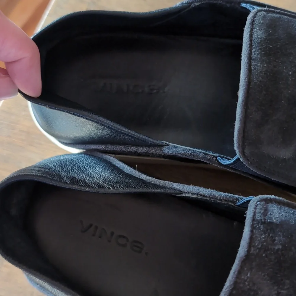 Vince Garvey Suede Leather Slip-On 8.5 Sneakers Platform